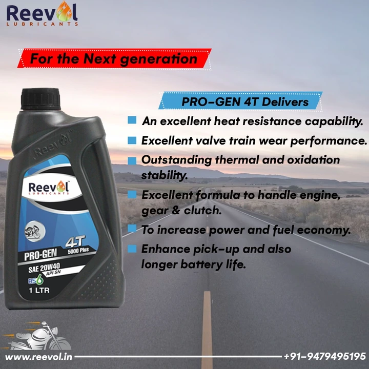 Reevol pro gen 4T uploaded by Raj petrolium on 6/16/2023