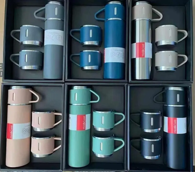 Vacuum flask set with Cup  uploaded by S K Traders on 6/16/2023