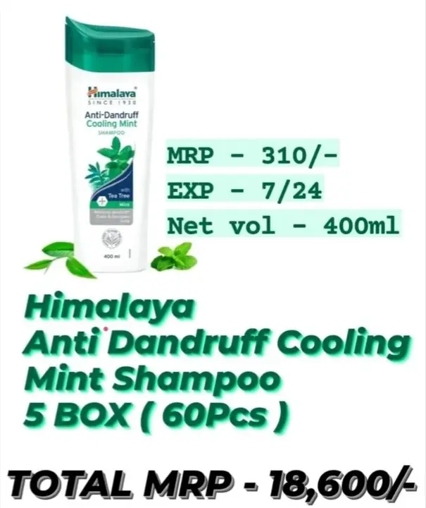 Himalaya Antidandruff Colling Mint Shampoo uploaded by Chairana on 6/16/2023