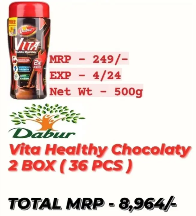 Dabur Vita Healthy Chocolaty  uploaded by Chairana on 6/16/2023