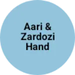 Business logo of AARI & ZARDOZI HAND WORK