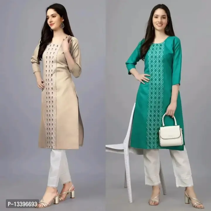 Post image Fancy Cotton Kurti for Women Pack Of 2

Size: 
S
M
L
XL
2XL

 Fabric: Cotton

 Type: Stitched

 Occasion: Casual

 Pack Of: Combo Of 2