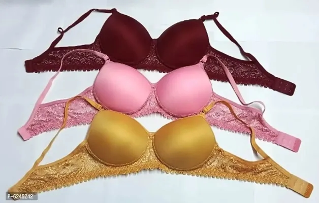 Womens Padded Full Coverage Soft and Net Bra pack 2 uploaded by wholsale market on 6/17/2023