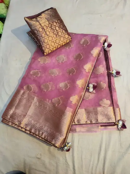🙏JAI SHREE SHYAM JI🙏
*new Lunching*
🦚🌹🌴🙏🌴🌹🦚🙏🌴🌹
🦚 *Pure orgenza fabric saree*
🦚 *all ov uploaded by Gotapatti manufacturer on 6/17/2023