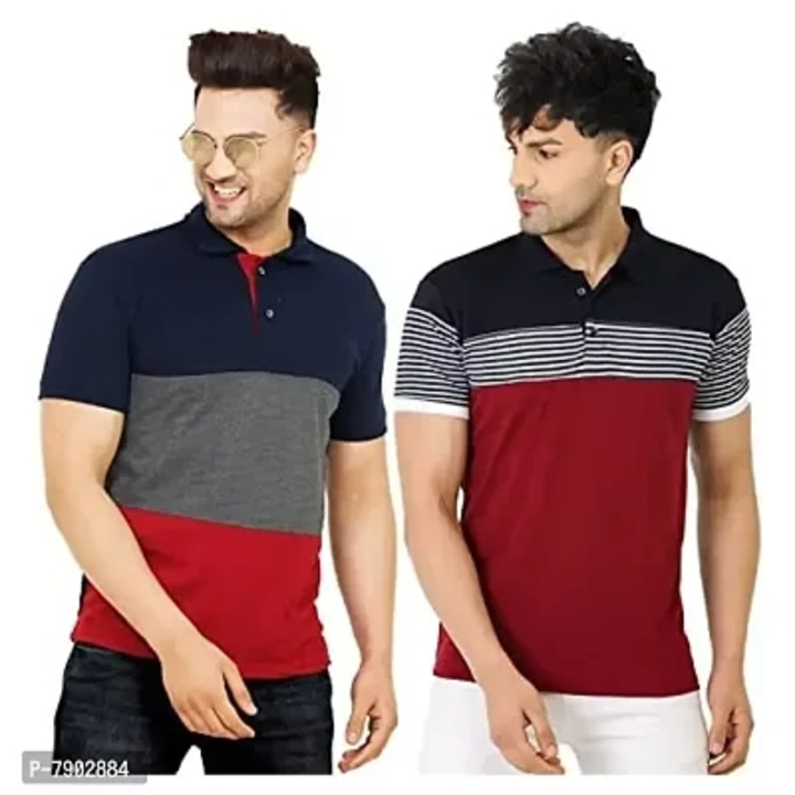 LEOTUDE Regular Fit Half Sleeve Men's Polo T-Shirt pack of 2 uploaded by business on 6/17/2023