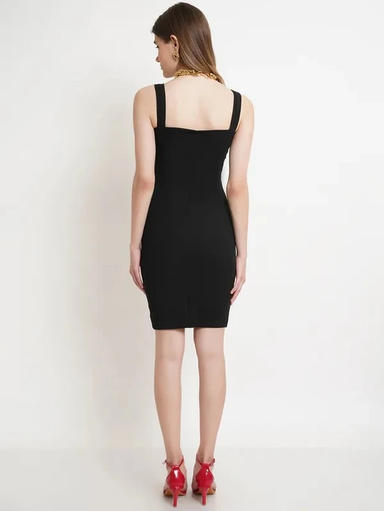 Women Black Bodycone Dress  uploaded by Fashion Mountains on 6/17/2023