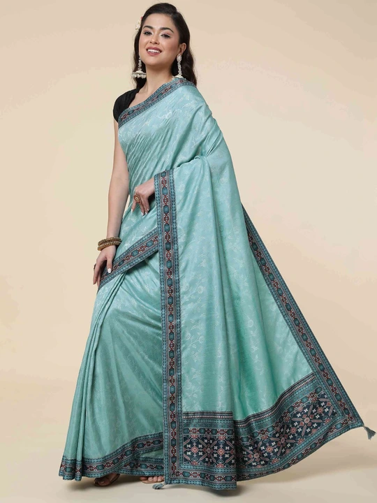 Bhagalpuri Woven Art Silk Designer Saree uploaded by business on 6/17/2023