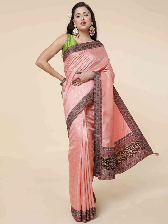 Bhagalpuri Woven Art Silk Designer Saree uploaded by business on 6/17/2023
