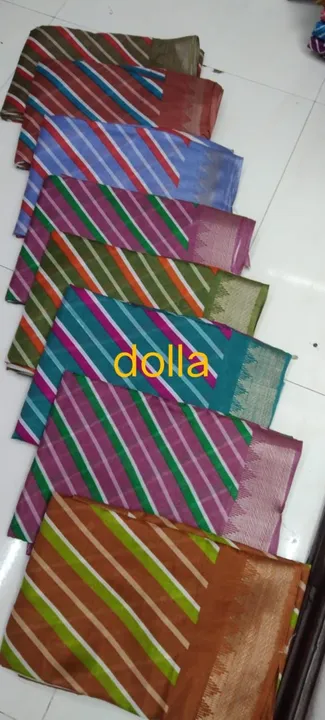 dola silk sarees  uploaded by The Lord Krishna Fab on 6/17/2023