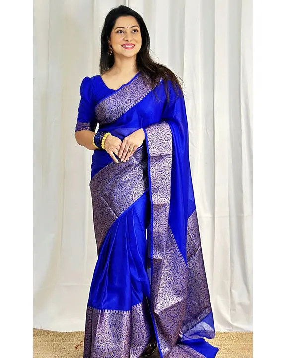 Banarasi daybal waam silk sarees uploaded by business on 6/17/2023