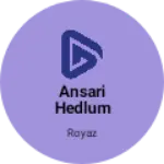 Business logo of Ansari hedlum