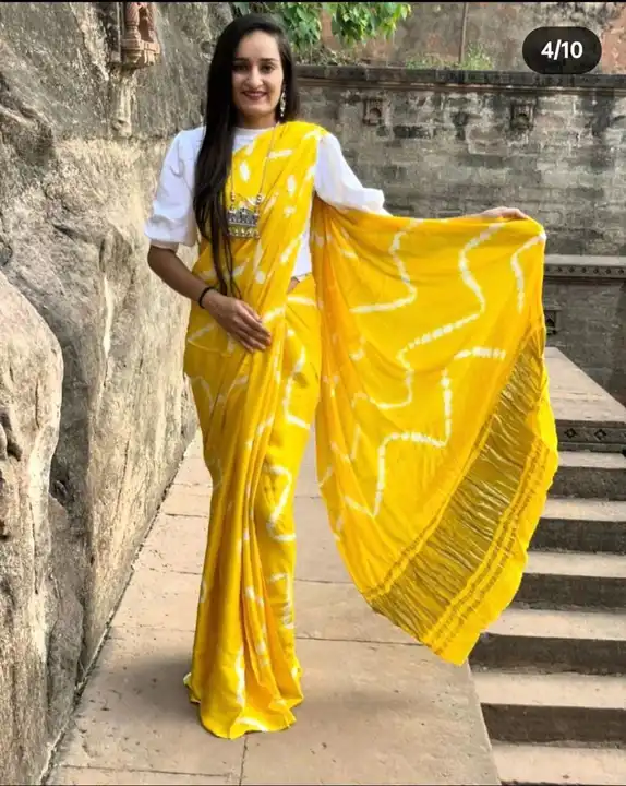 Saree uploaded by Padmavati fashion on 6/17/2023