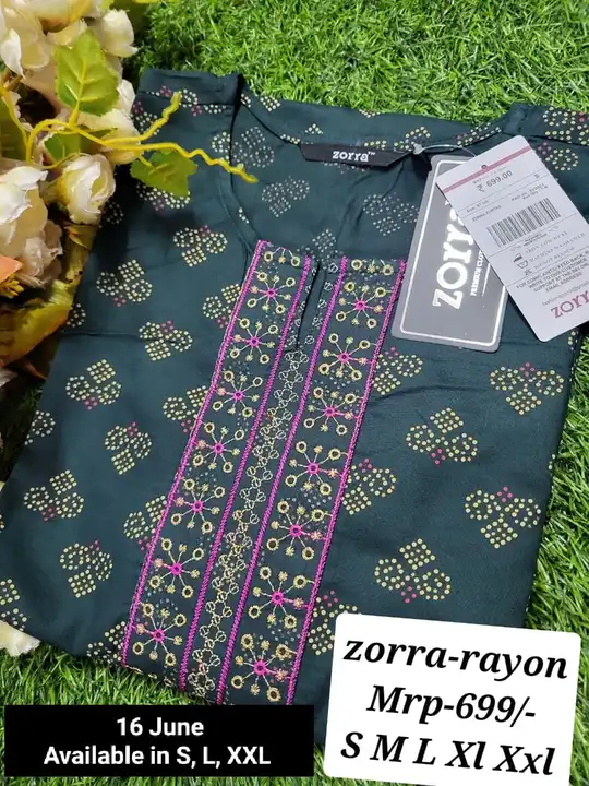 Current showrrom 2023 Articles

Brand: zorra TM
(Perfect avaasa size and fitting)

Size: S to xxl

M uploaded by Wedding collection on 6/17/2023