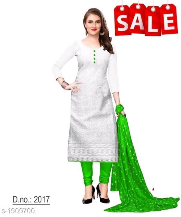Fabric: Kurti - Cotton , Dupatta - Chiffon

Sleeves: Sleeves Are Included uploaded by business on 3/14/2021