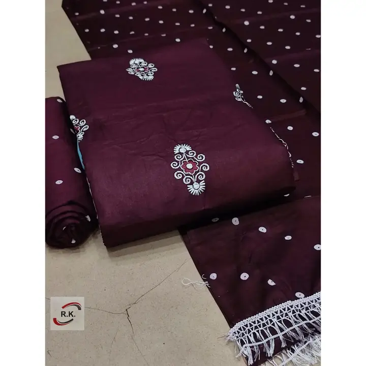14 kg reyon with embroidery work dress material  uploaded by Anisa fashion  on 6/17/2023