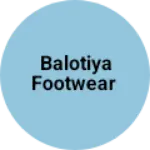 Business logo of Balotiya footwear