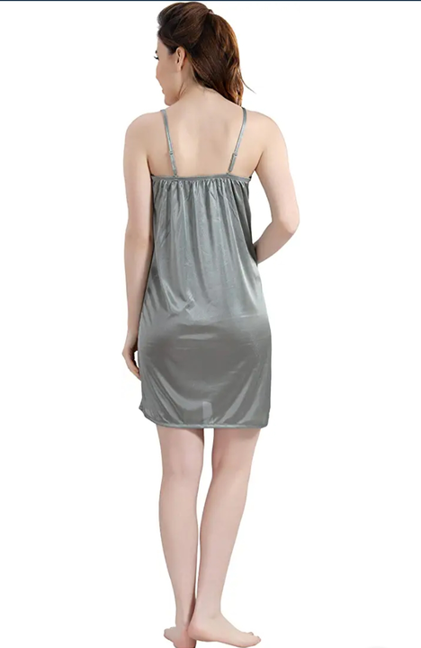 Ladies Satin Nighty With Wrap Gown uploaded by Urmila Marketing on 6/17/2023