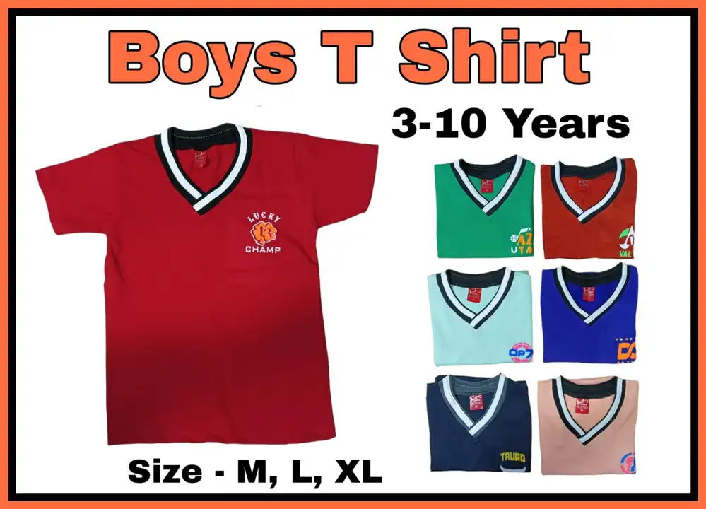Boys T shirt ( 3 to 10 years) uploaded by Falcon enterprises on 6/17/2023
