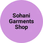 Business logo of Sohani Garments shop