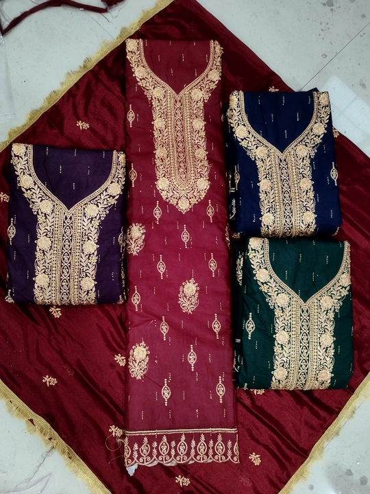 Cotton suits uploaded by Rudra Creation on 6/17/2023