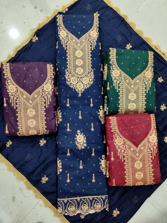Cotton suits uploaded by Rudra Creation on 6/17/2023