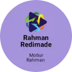 Business logo of RAHMAN Redimade Shop