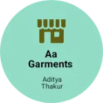Business logo of Aa garments