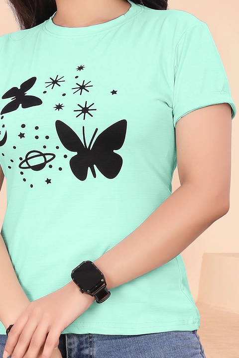 Womens Printed T-shirt  uploaded by CRYSTON INDIA on 6/17/2023