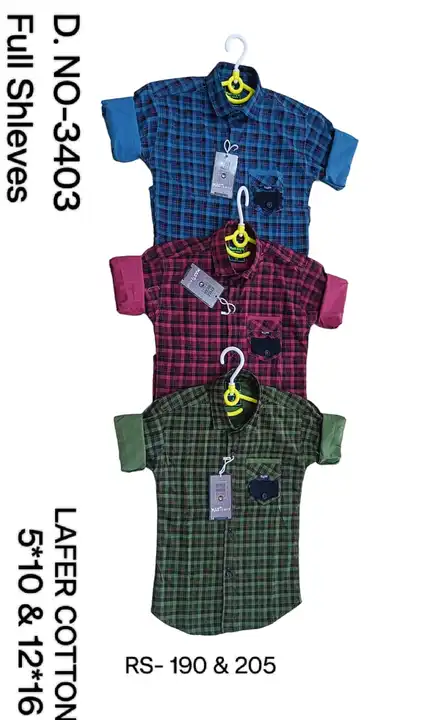Kids shirts  uploaded by Manufacturer of Jean's pants and cotton trousers on 6/17/2023