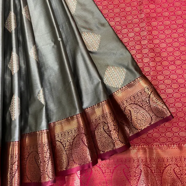 Kanchipuram soft silk saree  uploaded by Kosh Weaves on 6/17/2023