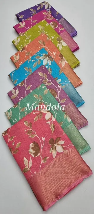 Mandola. Dola silk with zari border  uploaded by N K SAREES  on 6/17/2023