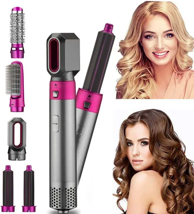 Post image 5 IN 1 HAIR STYLER FOR WOMEN
 5 in 1 Multifunctional Hair Dryer Styling Tool, Detachable 5-in-1 Multi-Head Hot Air Comb, The Negative Ion Automatic Suction Hair Curler Hot Air Blower Styler &amp; Volumizer 5 in 1 Hair Brush,Electric Hair Curler,Multifunctional Hair Dryer Styling Tool,Negative Ion Blow Dryer Brush
