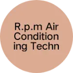 Business logo of R.p.m air conditioning technician