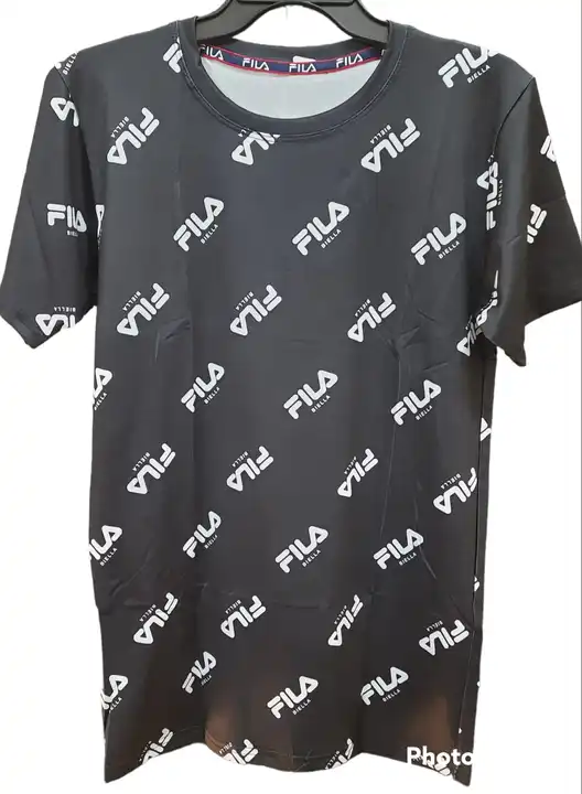 Imported 4 Way Lycra Fila print T shirt uploaded by Bhargavi enterprise on 6/18/2023