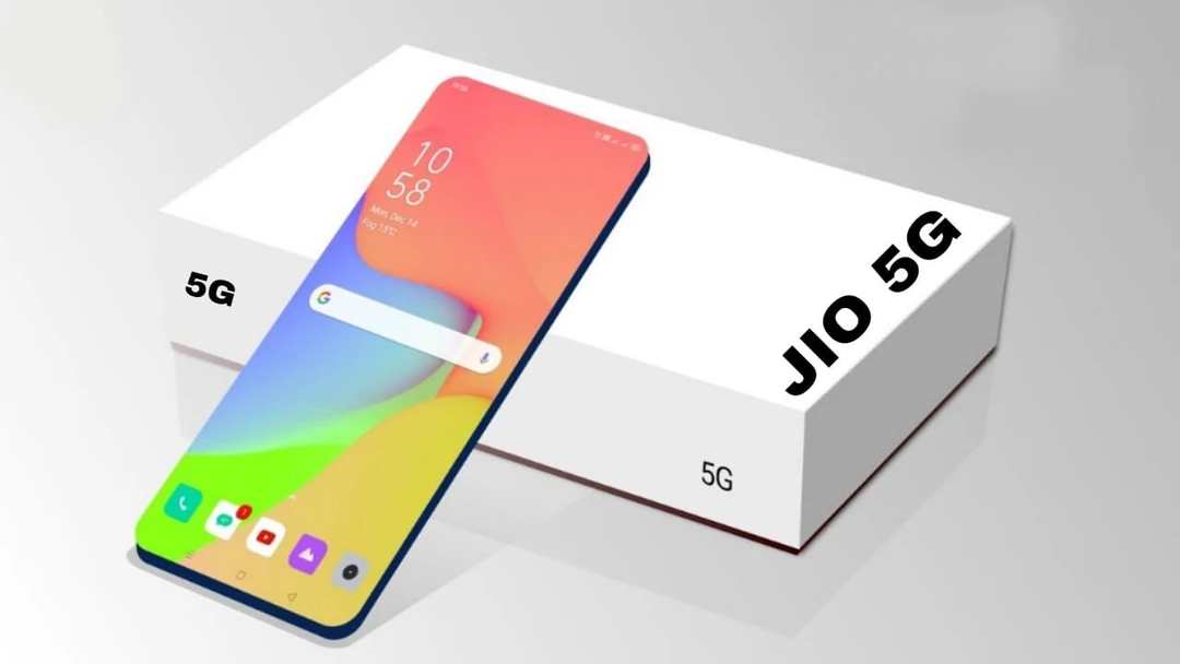 Factory Store Images of Jio phone 5G smartphone
