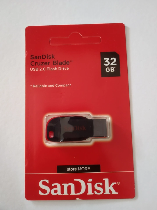 Sandisk pendrive 32 GB with 1 year warranty uploaded by business on 6/18/2023