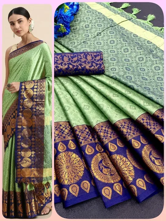 Soft Cotton Silk Saree For Women's uploaded by business on 6/18/2023