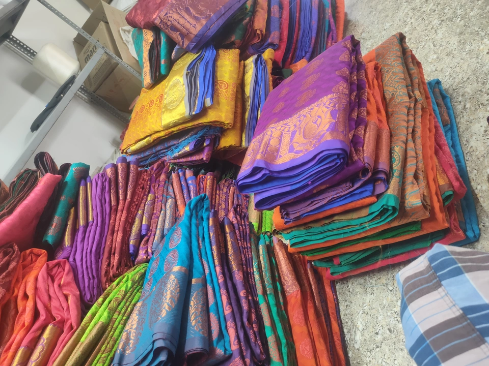 Semi silk sarees  uploaded by business on 6/18/2023