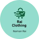Business logo of Rai clothing