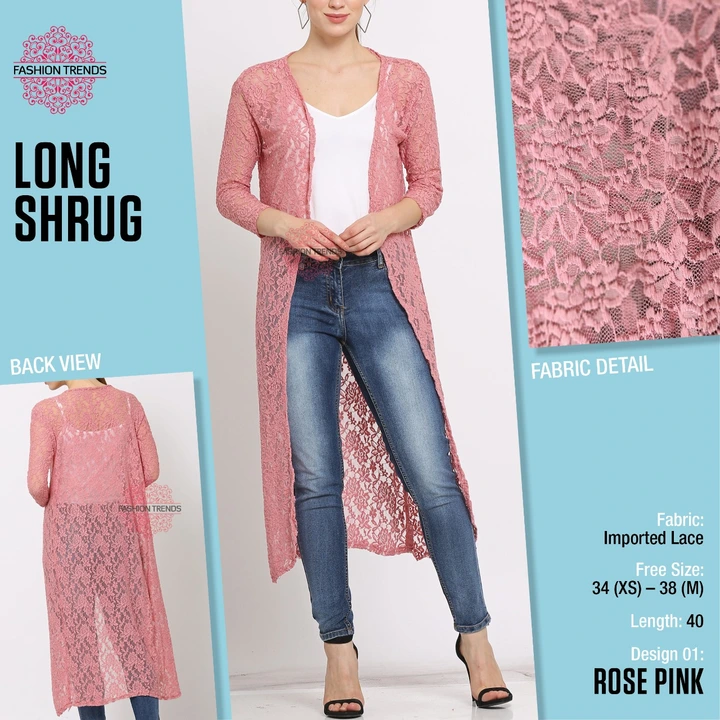 Long  and short Shrug uploaded by Rise earth india on 6/18/2023