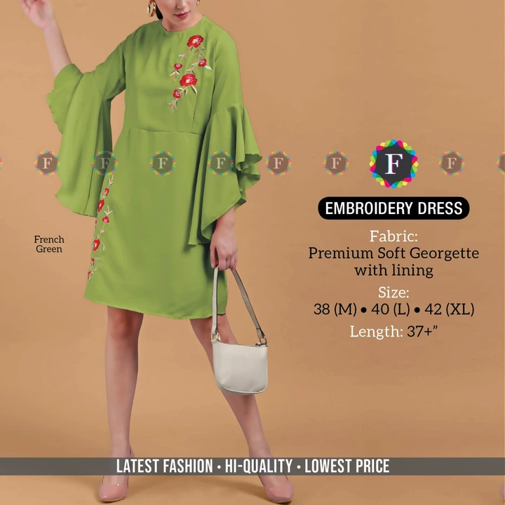 Embroidery  Dress uploaded by Rise earth india on 6/18/2023
