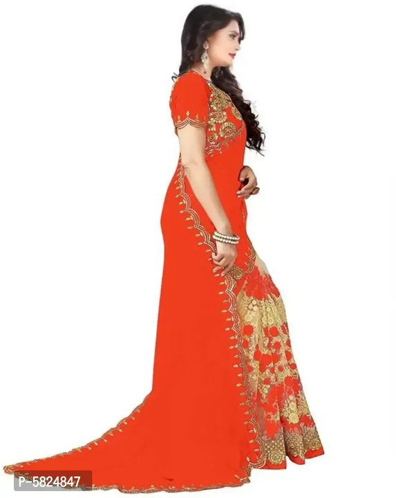 Georgette and Net Heavy Embroidery Work Party Wear Saree with Fancy Blouse piece

 Color:  Orange

  uploaded by Aj collection on 6/18/2023