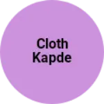 Business logo of cloth kapde