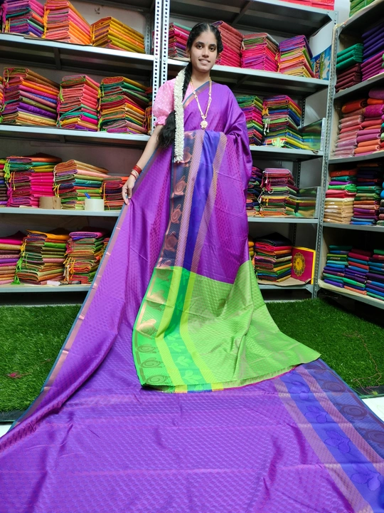 Silk sarees under 450 uploaded by Sri Nanthini Tex on 6/18/2023