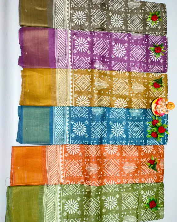 Daily wear sarees  uploaded by Sri Nanthini Tex on 6/18/2023