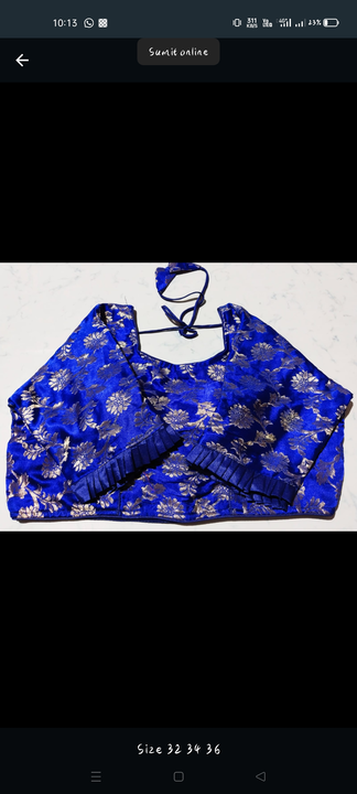Banarosi blouse  uploaded by Saree Bazzer on 6/18/2023