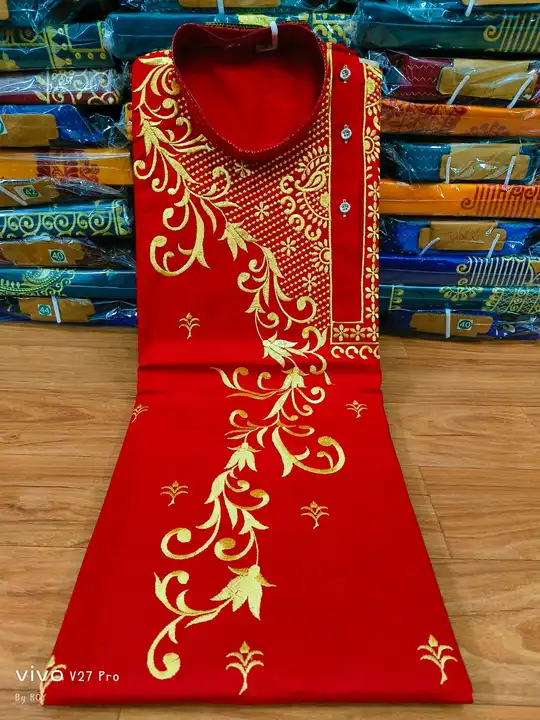 Embroidery work Panjabi  uploaded by Saree Bazzer on 6/18/2023