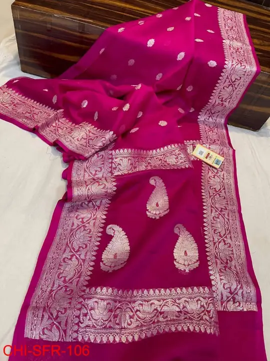 *HANDLOOM ORGANZER SAREE*
 uploaded by business on 6/18/2023