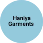 Business logo of Haniya garments