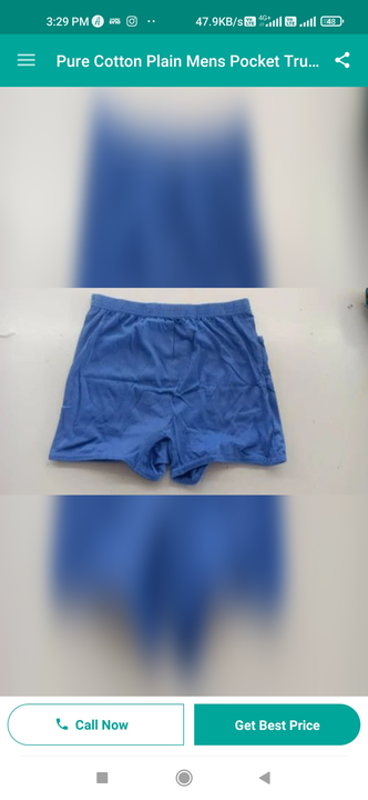 Mens 2pocket trunks  uploaded by Cloth Bazar 9249464435 on 6/18/2023